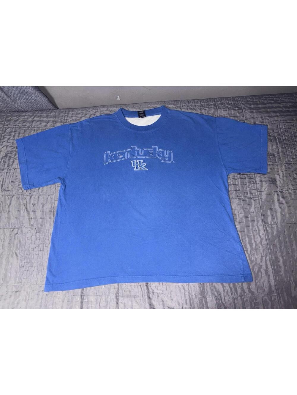 Vintage 2000s Starter Kentucky Wildcats UK Logo T-Shirt Blue Men’s 2XL